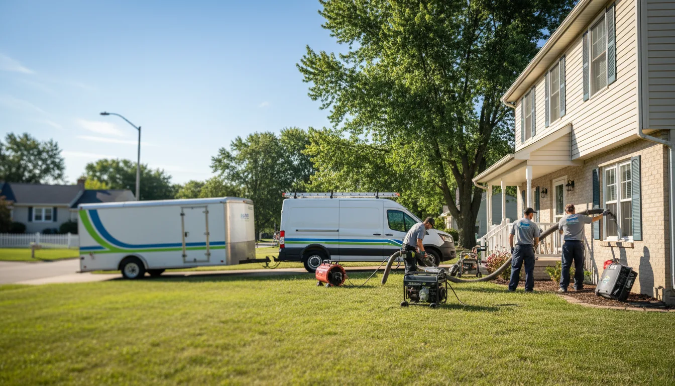 Flooded Basement Restoration And Cleanup With Repair in Loudonville, OH near me